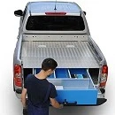 Under-floor drawers for pickups