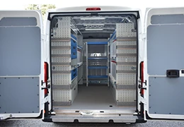 Van racking for market traders