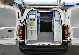 Van racking for electricians