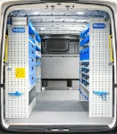 01_A complete racking system in a MAN TGE for refrigeration system maintenance