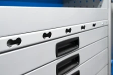 01_a detail of the drawers and the angle part with Airline holes from the Syncro Alu line