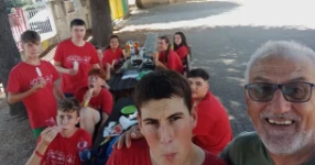 01_A moment of well-deserved rest for one of the teams in the 2025 “Ci Sto? Affare Fatica!” project in Cassola