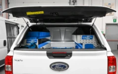 01_A Syncro special solution for an electrician, in a Ford Ranger L1 H1 with a hard top