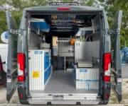 01_Racking in the Fiat Ducato for building materials analysis