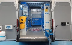 01_The complete Syncro System racking solution in the Fiat Ducato operated by the air force