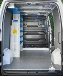 01_The electrician's Nissan Interstar L2 H2, with racking only on the left