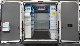 
01_The Fiat Ducato with Syncro Ultra racking for installing and servicing gate automation