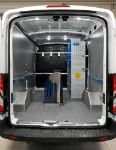 01_The Ford Transit L2 H2 with Syncro racking for transporting, fitting and repairing glass