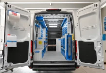 01_The Iveco Daily L3 H2 with Syncro liners, racking and accessories for an electrician
