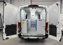 01_The key copying firm’s Ford Transit L3 H2 with custom liners and racking by Syncro