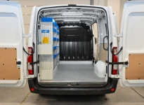 01_The plumber’s 2010 Renault Master L1 H1 with racking on one side only