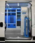 01_The racking system for servicing fuel dispensers in the Fiat Ducato