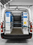 01_The Renault Master L1 H1 with racking for installing civil and industrial electrical systems