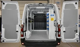01_The Renault Master with Syncro racking for transporting table football, table tennis and pinball games