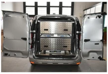 01_The van equipped for a veterinary carcass collection service