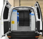 01_The Volkswagen Caddy for transporting and servicing cleaning machines
