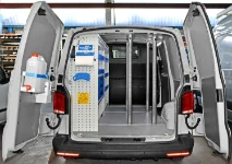 01_The Volkswagen Transporter with Syncro racking for a door and window fitter
