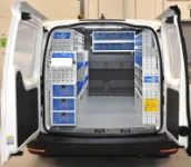 01_The VW Caddy with Syncro System racking and accessories