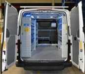 01_The VW Crafter with racking on both side walls