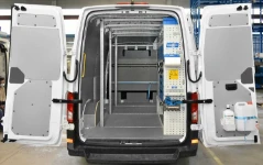 01_The VW Crafter with Syncro racking for painters and decorators 