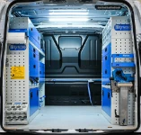 01_The VW Transporter L1 H1 with Syncro racking for servicing cosmetics plants