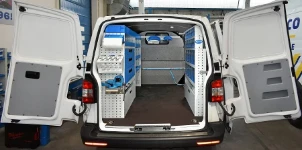 01_The VW Transporter with Syncro racking for an insulation installer