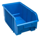 02_A 36 cm blue plastic container without front cover