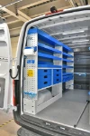 02_Drawers, shelves, a full-length top tray and a bar rack on the left of the Crafter