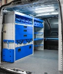 02_Drawers, shelves and case compartments on the left of the Volkswagen Transporter
