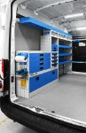 02_Syncro’s work and storage areas on the left of the Transit
