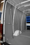 02_The aluminium frame for securing doors and windows inside the Daily
