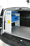 02_The Mercedes Citan L1H1 with drawers, shelves and a case transport system on the left
