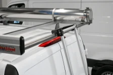 02_The Rolitop ladder attached to the roller on a Syncro roof rack