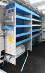02_The shelves and cargo carrying accessories on the left of the Ducato