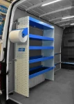 02_The Sprinter fitted with Syncro Ultra shelving 