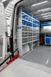 02_Tilting and pull-out transparent containers on the left of the Sprinter