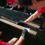 02_Youngsters hard at work for “Ci Sto? Affare Fatica!” in Cassola