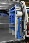 03_A fold-away vice bench, shelves, drawers and accessories in the Movano