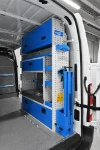 03_Syncro’s fold-away vice bench, sealed tray for liquid transport and shelves