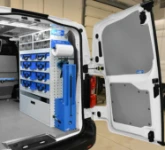 03_The case trays and vice bench on the right of the Vivaro