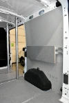 03_The custom-made table on the right of the Transit, folded down