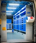 03_The floor-level compartments, drawers, shelves and full-length top tray on the right of the Daily