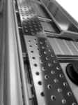 03_The new stainless-steel walkway from Syncro, showing the star-shaped relief surface