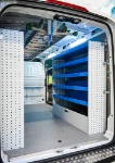 03_The shelves and internal ladder rack in the Maxus Deliver9