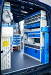 03_The shelves, removable blue boxes and transparent plastic containers on the right of the TGE MAN