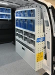 03_The VW Caddy’s mobile workshop with its PMMA containers