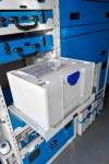 04_A Systainer3 case with a transparent lid compartment on a Syncro case tray