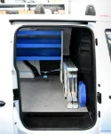 04_Syncro’s custom solution for carrying a ladder inside the Caddy