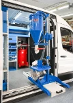 04_Syncro’s pull-out slide for the Transit’s special equipment