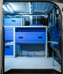 04_The case compartment, Ecoflow unit and cargo lashing systems in the VW Transporter